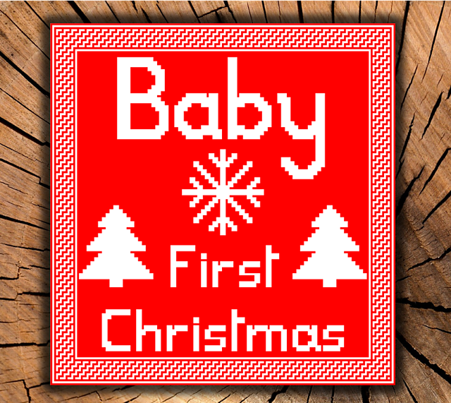 Baby First Christmas Blanket