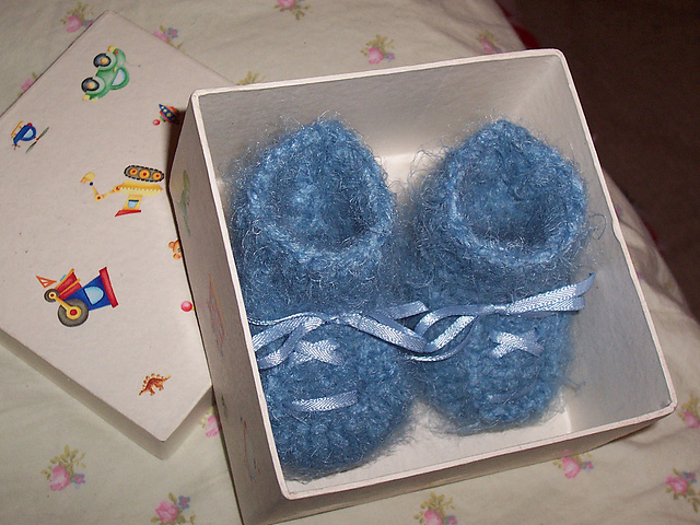 Soft-as-a-Cloud Baby Booties