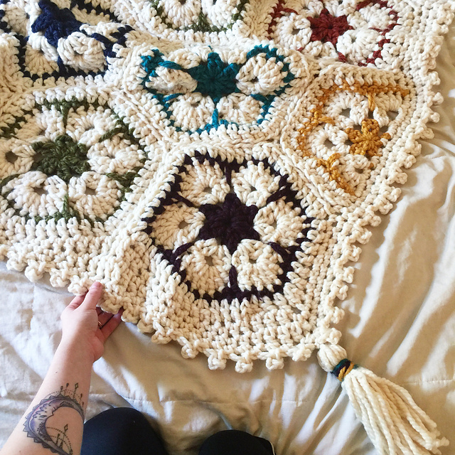 Lokelani Chunky Crochet Blanket