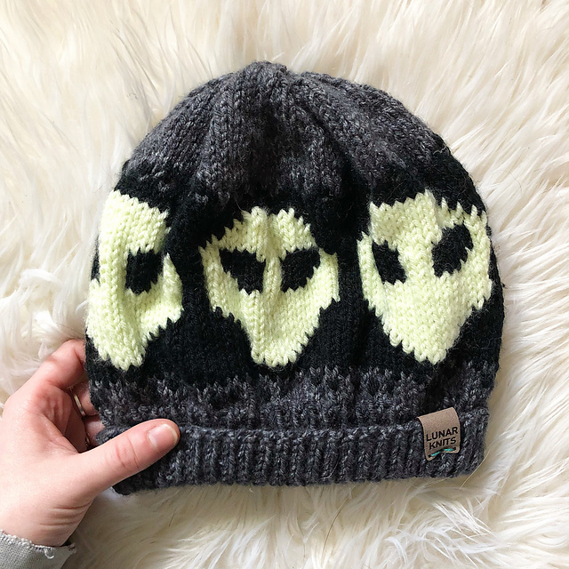 Unisex Fair Isle Alien Beanie