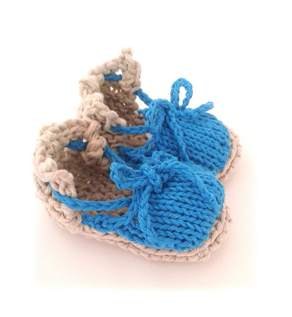 Baby turquoise espadrilles
