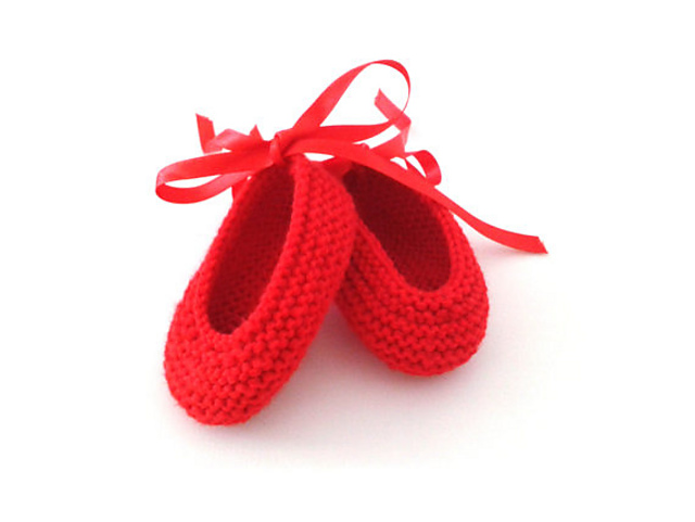 Baby Girl Red Ballerinas