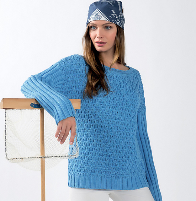 Pull Kimono manches côtes 3/3 #118-T14-330