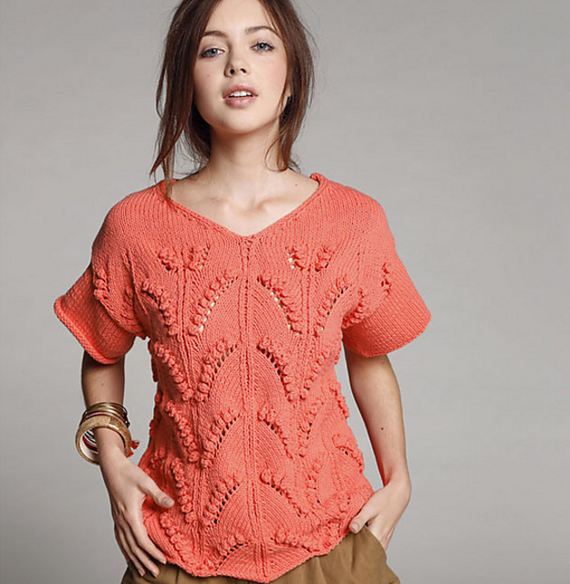 Pull fantaisie à Noppes #104-T13-403