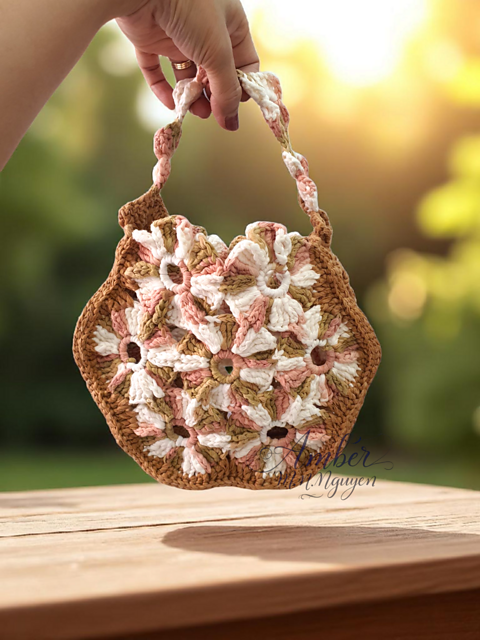 Hexagon Bloom Handbag