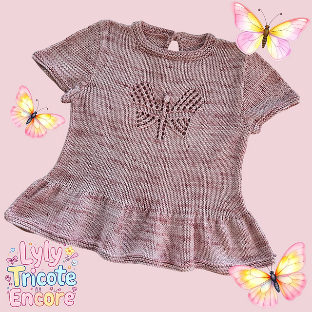 Pull avec volant *Florence* pour bébé fille