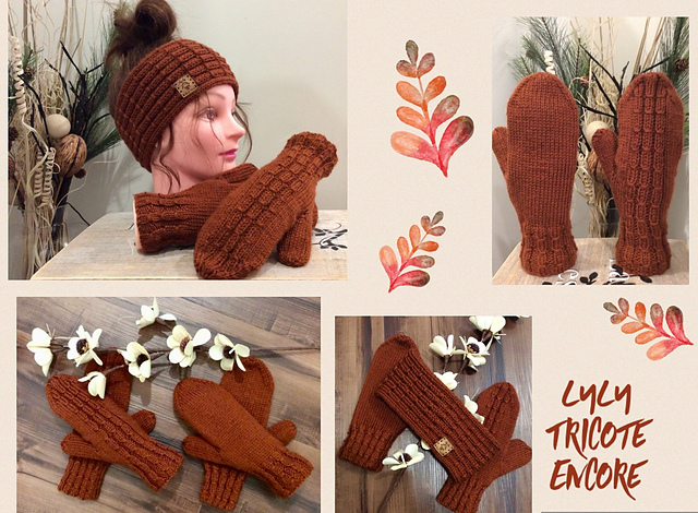 Kit * Lysanne * Bandeau et Mitaines