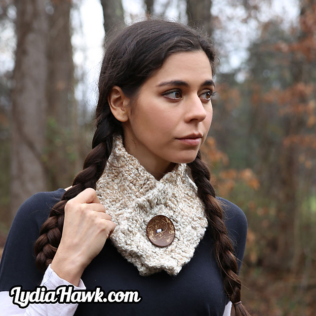 Fancy Basketweave Neck Warmer