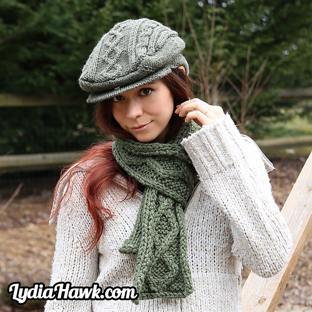 Lucky Cable Scarf
