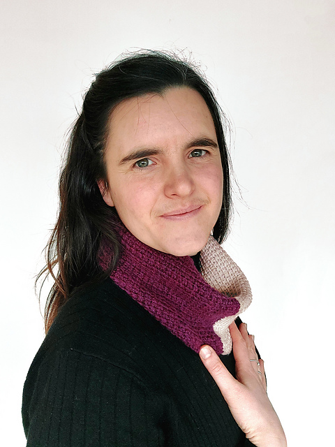 Raspberry Patch Cowl