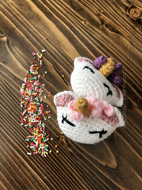 Unicorn and Ice Cream Keychain