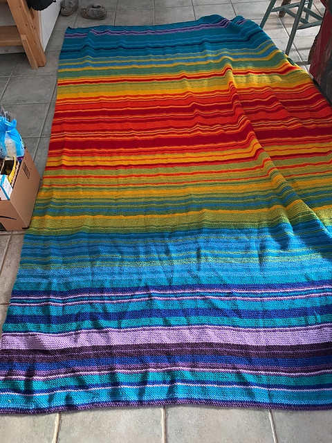 Temperature Blanket 2018