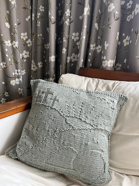 Lent cushion cover