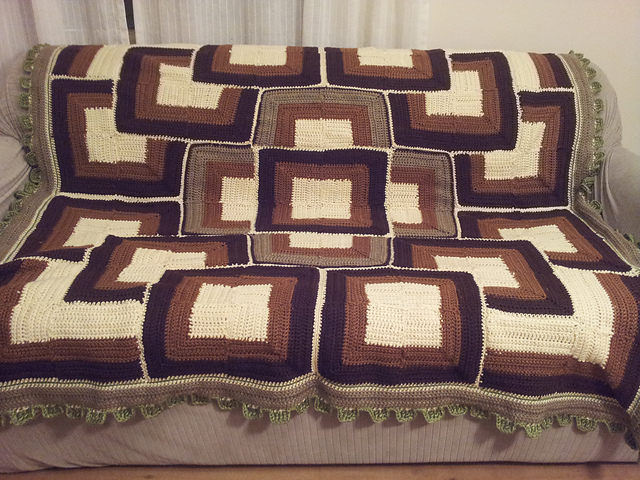Forest Path Afghan