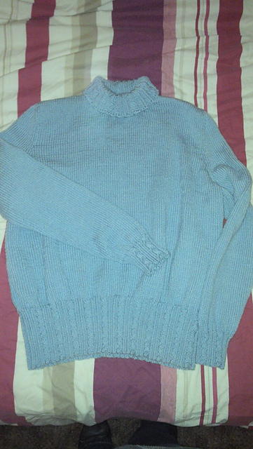 Cable Trim Sweater