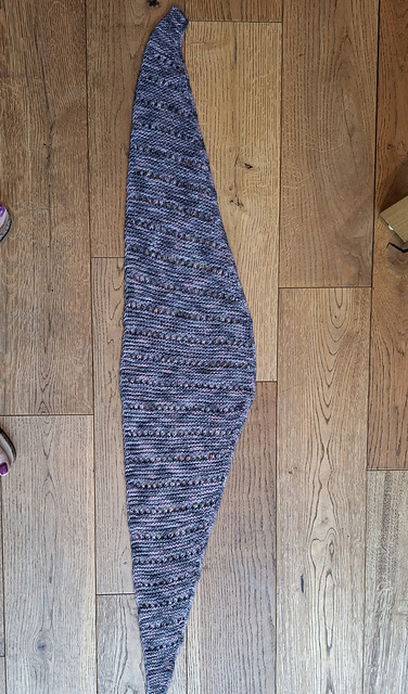 Not Quite Your Triangle Shawl