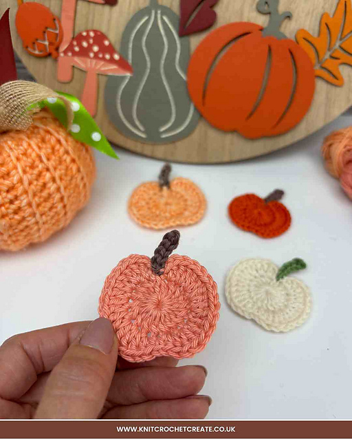 Pumpkin Motif Applique