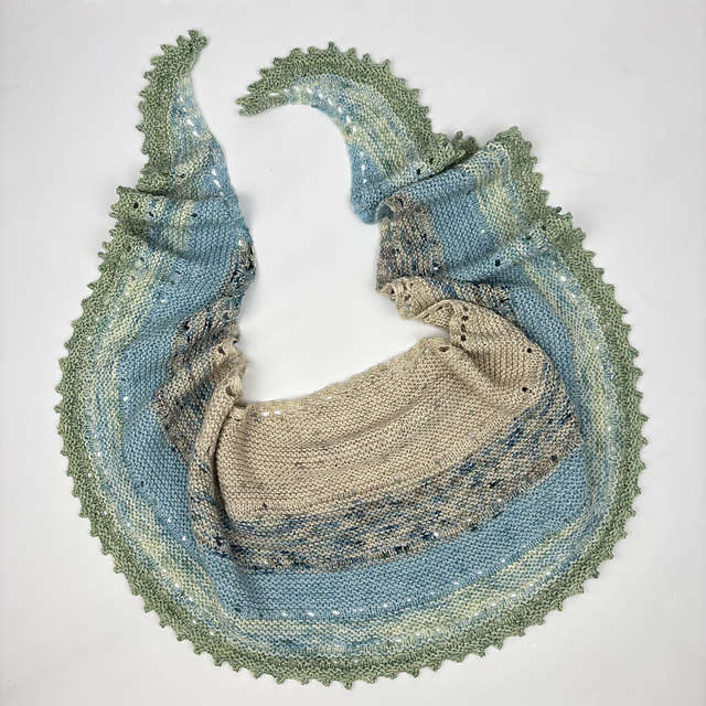 Easy Stash Yarn Shawl