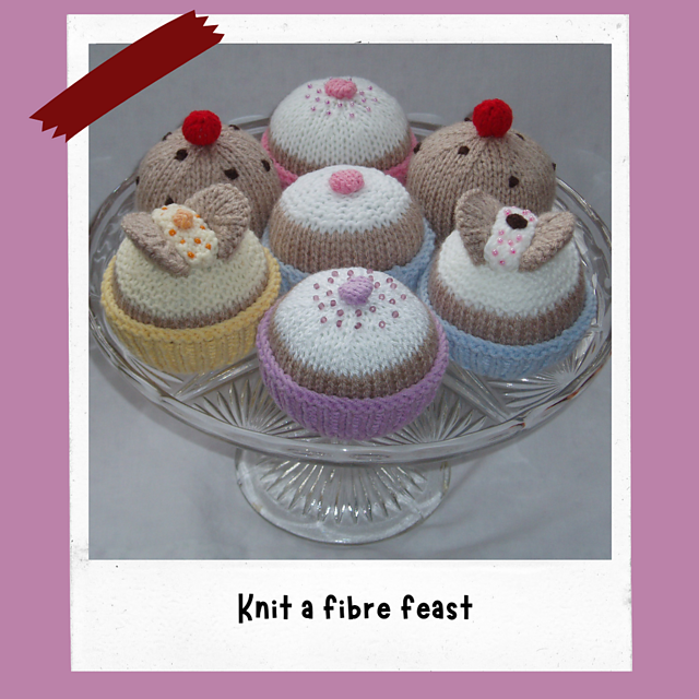 Knitted Cakes, Cup Cakes and Buns