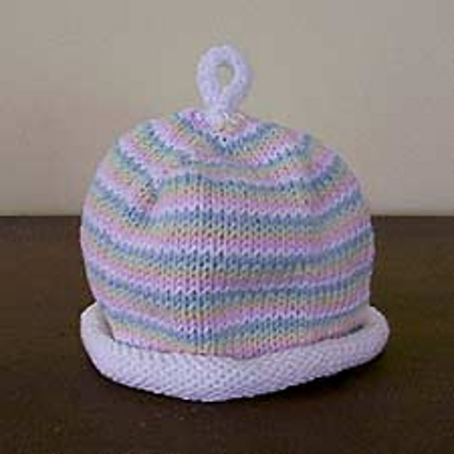 Helical Stripe Baby Hat