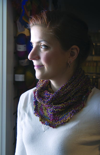 Starburst Rayon Boucle Cowl