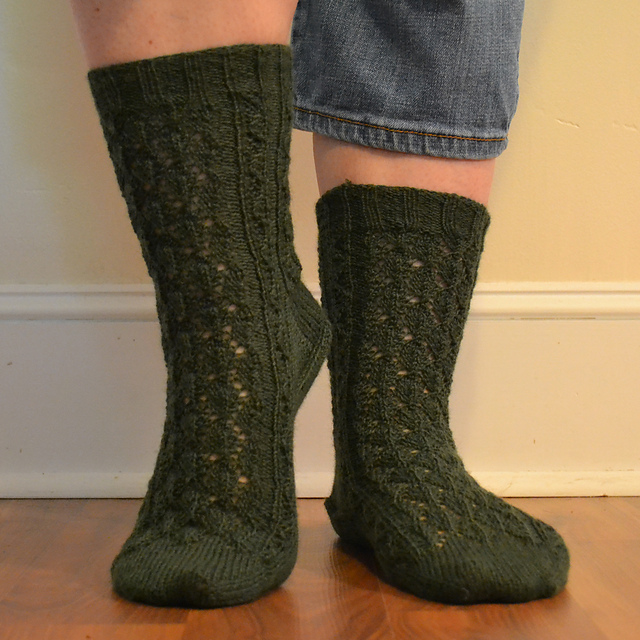 Leaves and Climbing Vines Socks