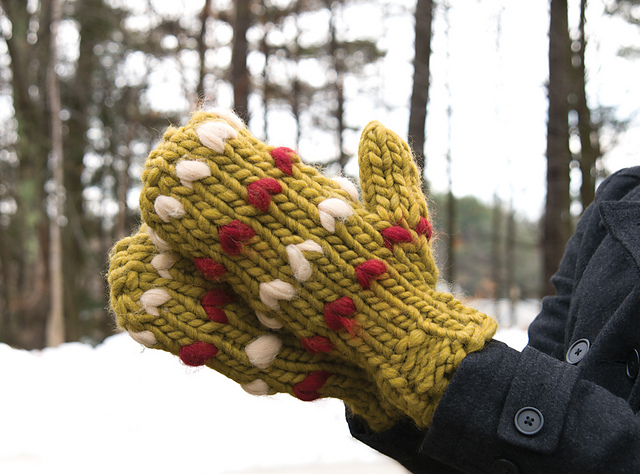 Katie's Top-Down Thrummed Mittens