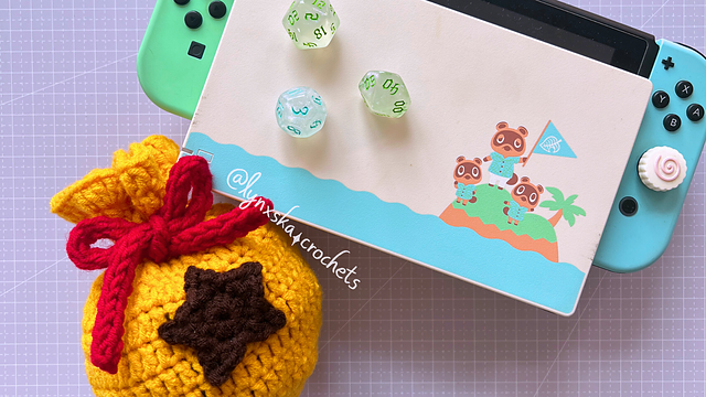 Animal Forest Crochet Pouch