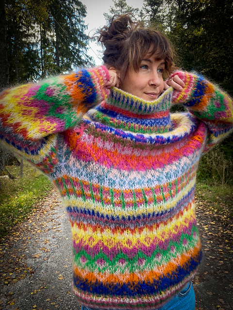 Ravelry: Colorpop sweater pattern by Marte Jacobsen