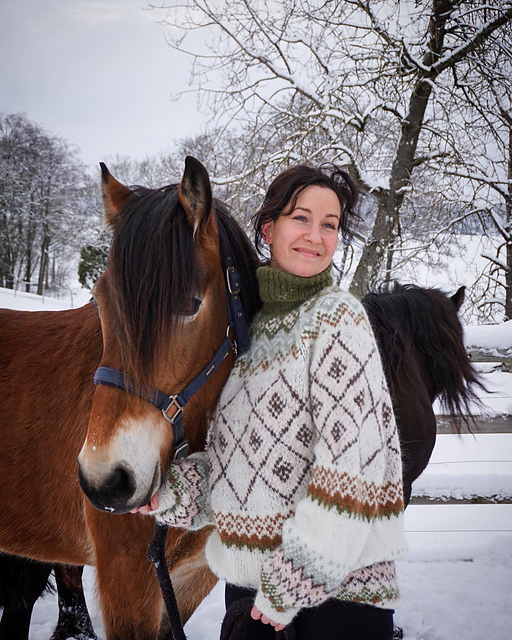 Lyseren retro genser / Retro Sweater Chunky