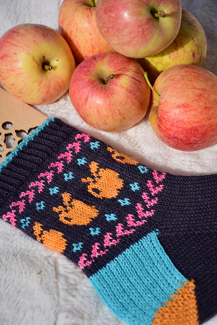 Chaussettes dans les pommes