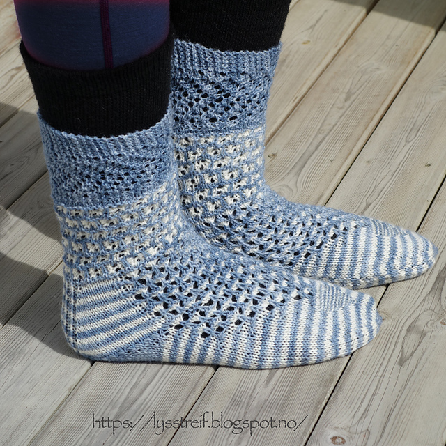 Splash Wave Summer Socks