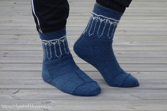 "Anchored" Socks