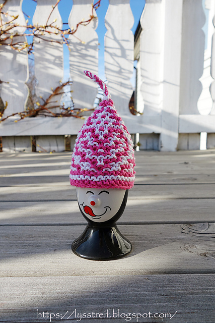 Egg Cosy “Mosaic Heart”