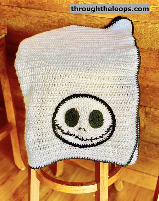 Ravelry Skellington Baby Blanket pattern by Micki Tapper