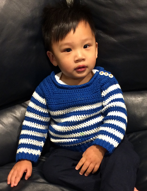 Little Sailor Striped Pullover