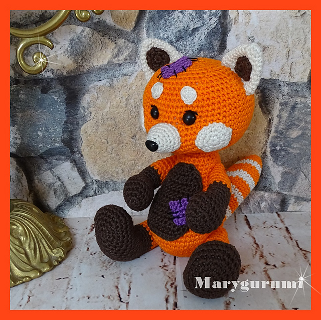 Ravelry: Panda Roux Liao pattern by MARYGURUMI, Marilyn Leveugle
