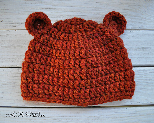 Simple Chunky Bear Hat