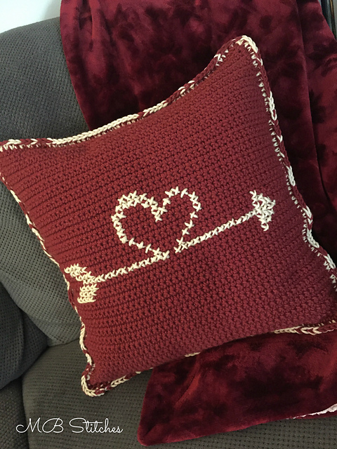 Reversible Heart Pillow