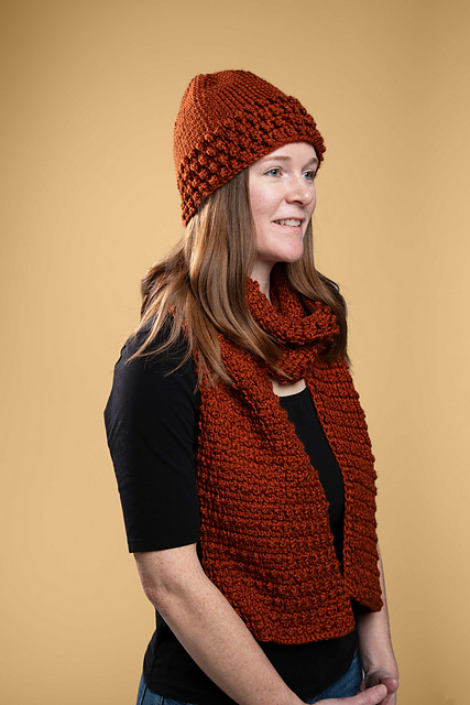 Mock Bobble Scarf