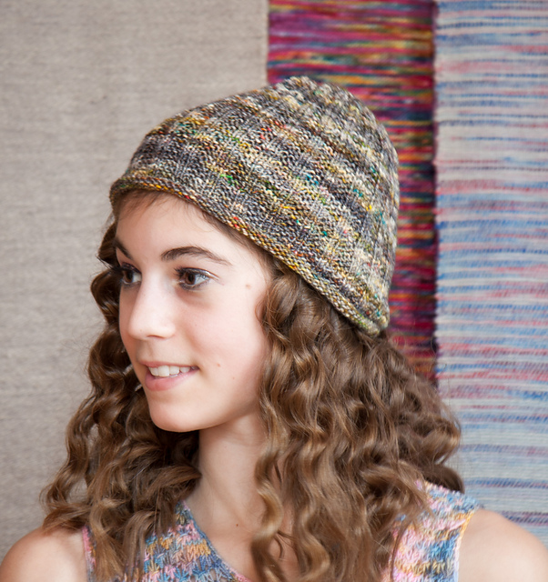 Garter Stitch Rib Beanie
