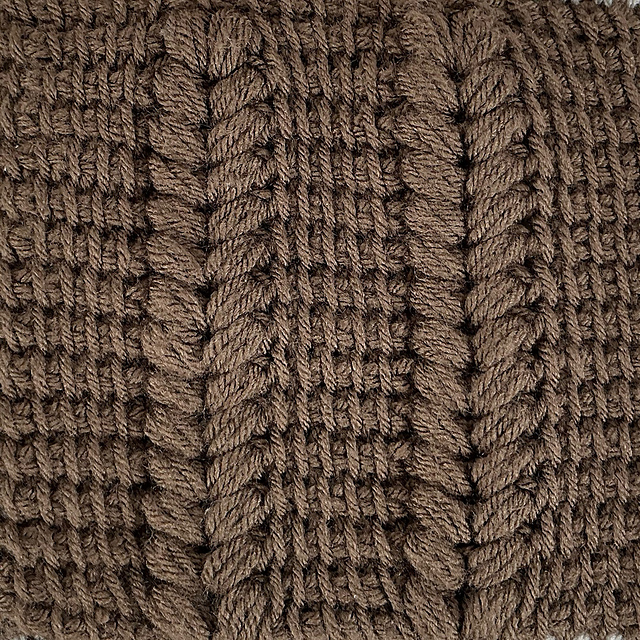 Tunisian Crochet Puff Stitch