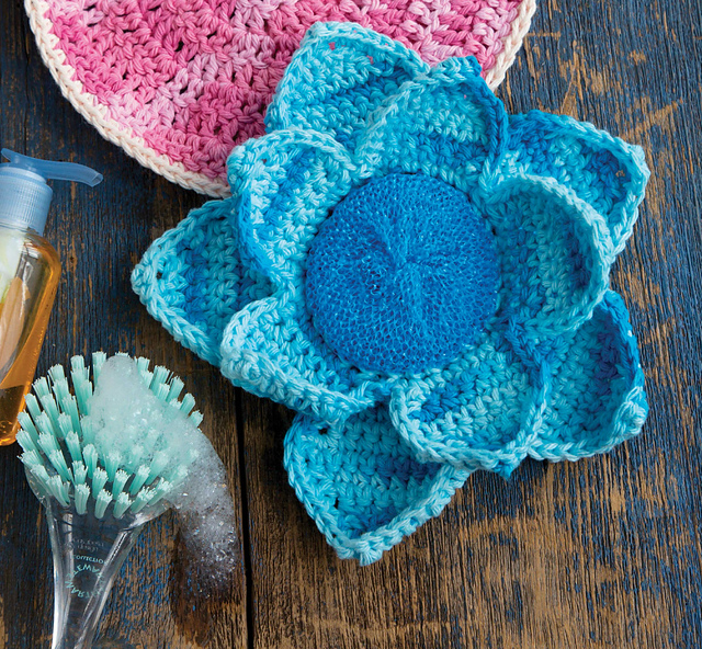 Blue Scrubby Flower