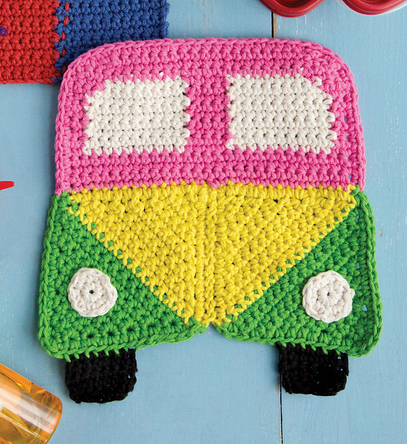 60s Van Dishcloth