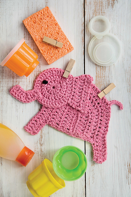 Elephant dishcloth
