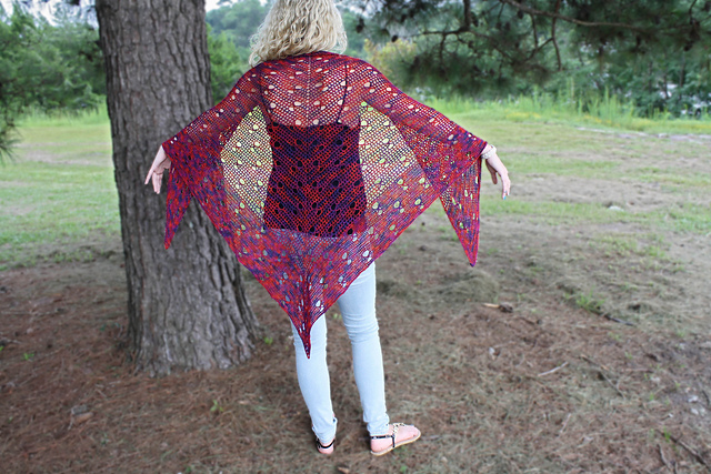 Floating Butterflies Shawl