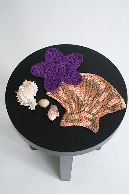 Sandy Starfish Dishcloth