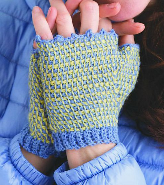 Snuggly Sock Yarn Mitts