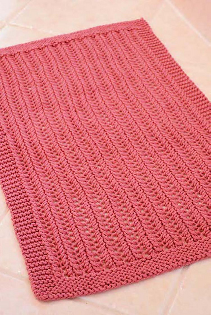Pink Lace Bathmat