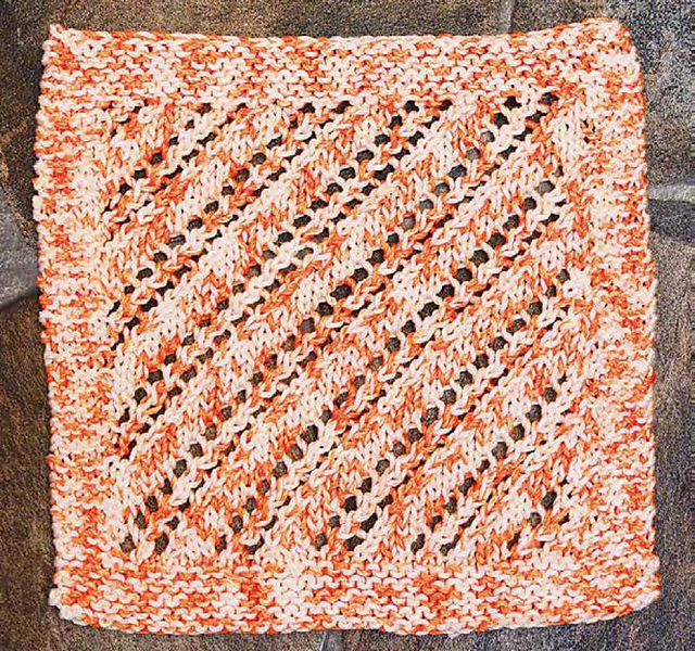 Diagonal Washcloth